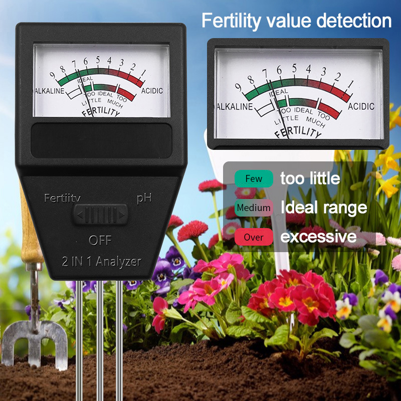 2 in 1 Soil PH Fertility Meter - Ph Meter Digital Water Tester 评论和价格