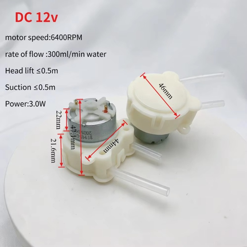 Micro Peristaltic Pump DC 12V  - Mini Peristaltic Pump 12V 评论和价格
