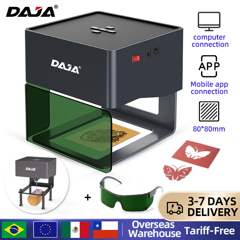DAJA DJ6 Mini Portable Laser E - Fiber Laser Marking Machine 30W 评论和价格
